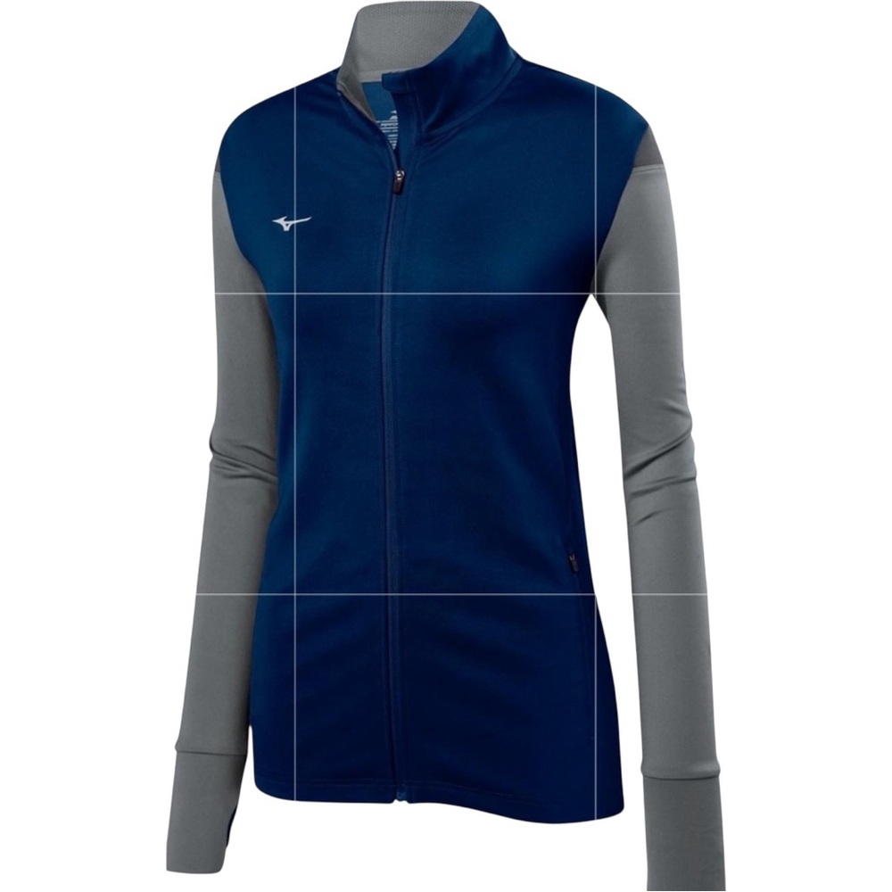 Mizuno Kids Youth Large Horizon Full Zip Volleyball Jacket NEW